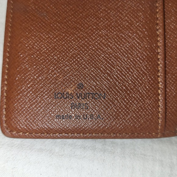 Louis Vuitton Authentic VTG Brown Monogram French Kisslock Wallet - Picture 5 of 13
